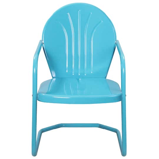 34" Outdoor Retro Tulip Armchair